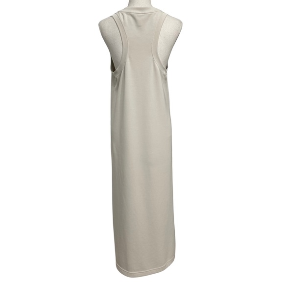 Lululemon Ease of it All V-Neck Midi Dress SZ 8 White Opal Athleisure Casual GUC - Picture 10 of 11